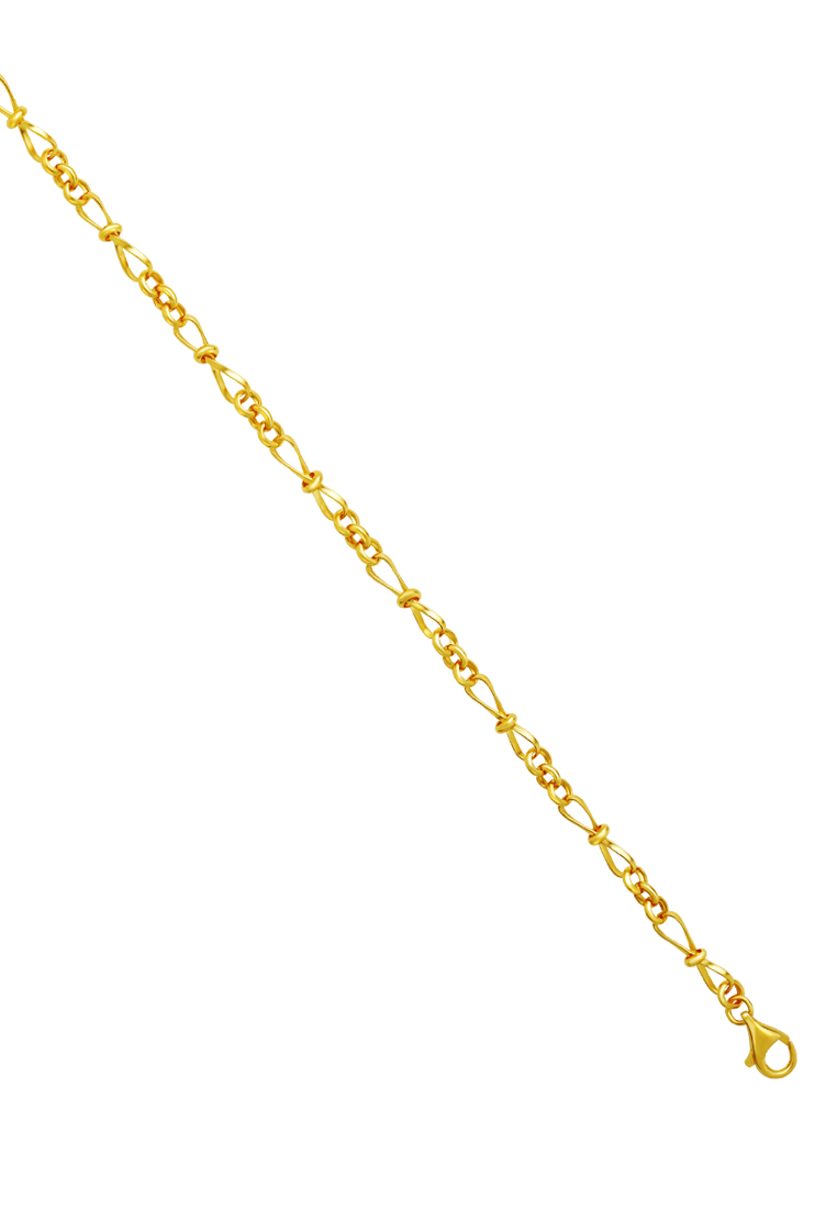 TOMEI Infinity Bracelet, Yellow Gold 916