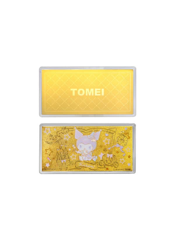762x1100_0009_Sony_0062_3 TOMEI I Sanrio Kuromi Fairytale Gold Wafer 0.50G I Fine Gold 9999