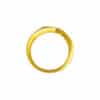 TOMEI Dual-Tone Entwine Ring, Yellow Gold 916