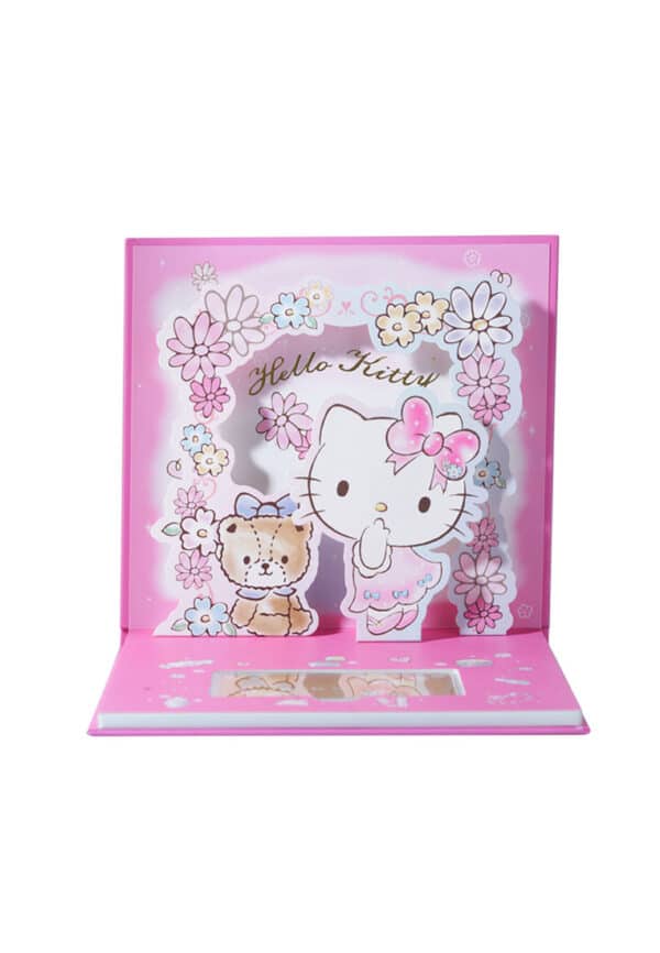 TOMEI I Sanrio Hello Kitty Girly Flower Gold Wafer 0.50G I Fine Gold 9999