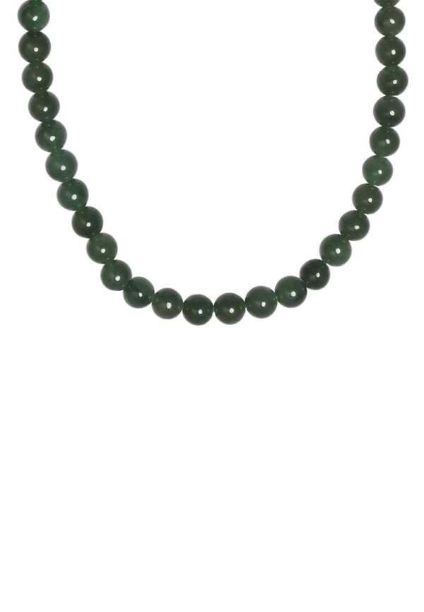 TOMEI Palace Grace Dark Green Jade Necklace