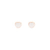 Tomei_0000_JQ4R-XZ_1.psdcopy2 TOMEI Heart Shape Nephrite Earrings, Rose Gold 750