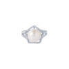 Tomei_0000_R2570_3.psd TOMEI Pearl Ring, White Gold 585