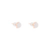 Tomei_0001_JQ5R-XZ_2.psdcopy-1 TOMEI Square Shape Nephrite Earrings, Rose Gold 750