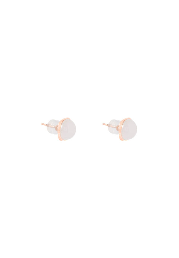 Tomei_0001_JQ5R-XZ_2.psdcopy-1 TOMEI Square Shape Nephrite Earrings, Rose Gold 750