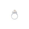Tomei_0001_R2570_2.psd TOMEI Pearl Ring, White Gold 585