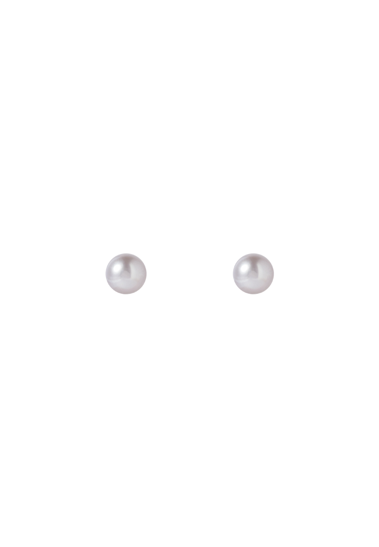 TOMEI Akoya Pearl Earrings, Yellow Gold 750