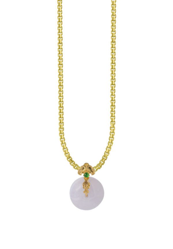 TOMEI Jade Pendant, Yellow Gold 750