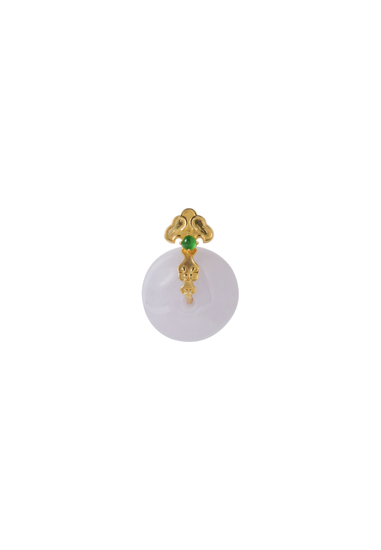 TOMEI Jade Pendant, Yellow Gold 750