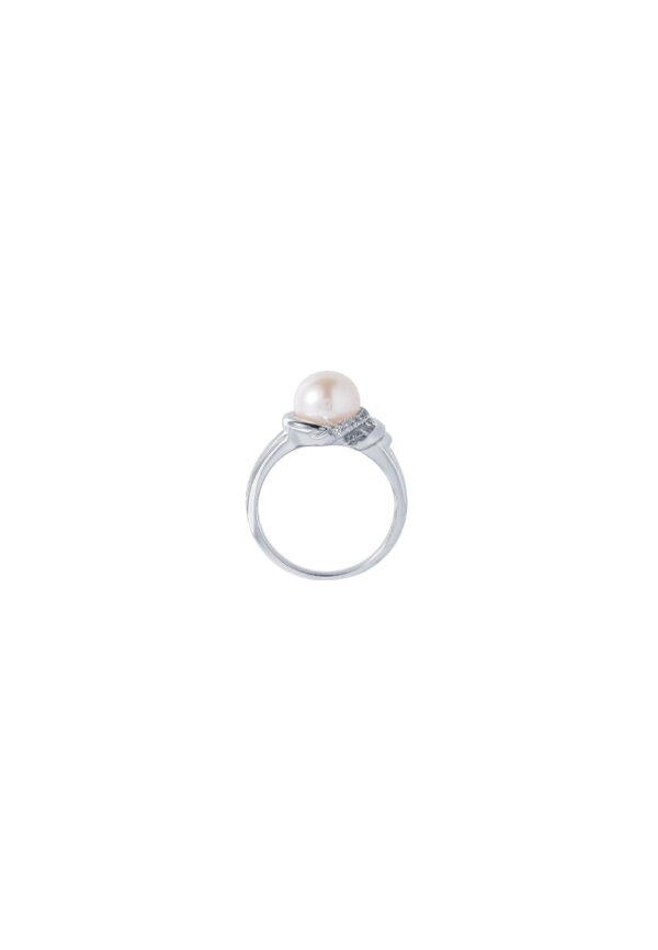 TOMEI Pearl Ring, White Gold 585