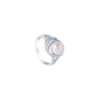 TOMEI Pearl Ring, White Gold 585