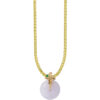 TOMEI Jade Pendant, Yellow Gold 750