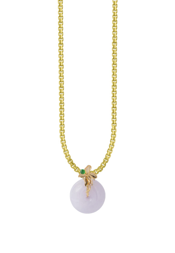 TOMEI Jade Pendant, Yellow Gold 750