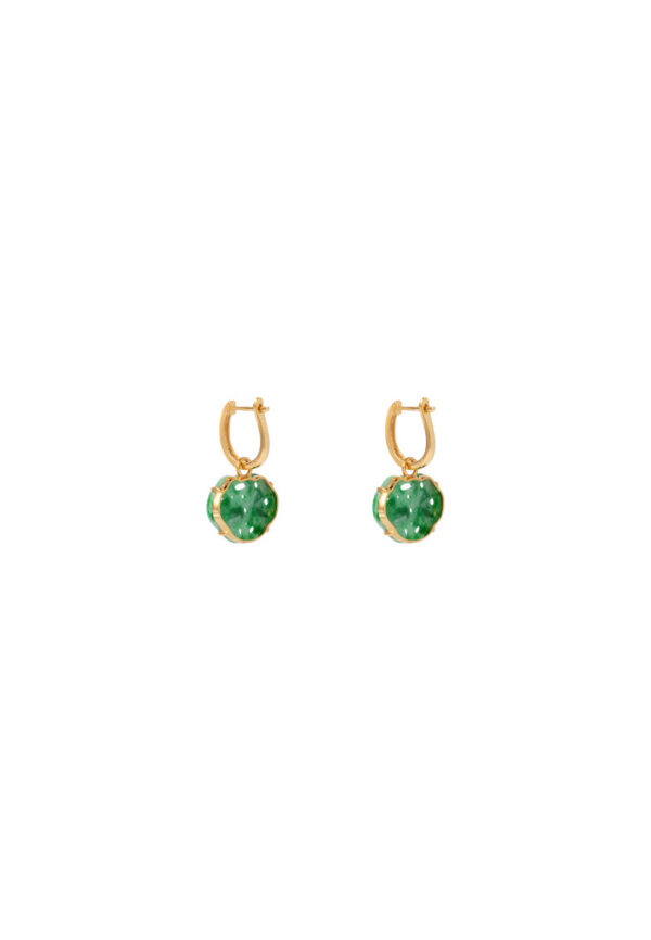 Tomei_0009_JQ18Y-EL_3.psdcopy TOMEI Ruyi Lock Jade Earrings, Yellow Gold 750