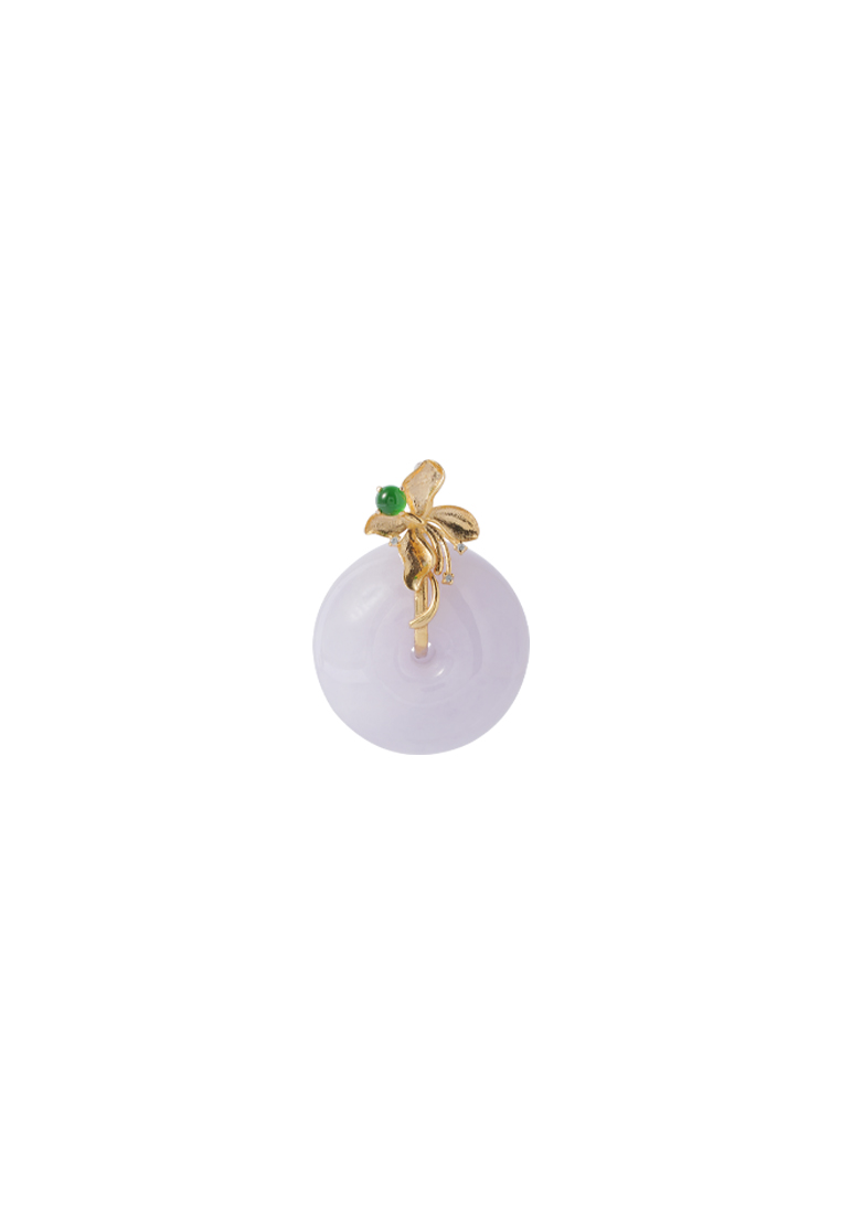 TOMEI Jade Pendant, Yellow Gold 750