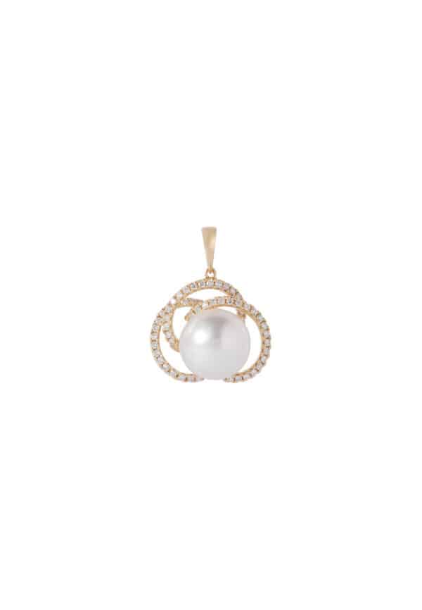 Tomei_0017_P5093Y-GS_1.psd TOMEI South Sea Pearl Pendant, Yellow Gold 750