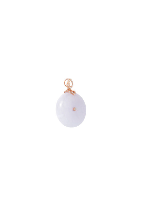 Tomei_0018_JP25R-EL_2.psd TOMEI Jade Pendant, Rose Gold 750