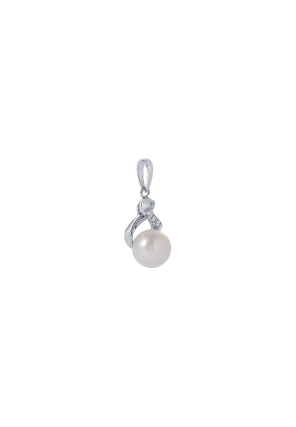 Tomei_0018_P4883_2.psd TOMEI Pearl Pendant Set, White Gold 585