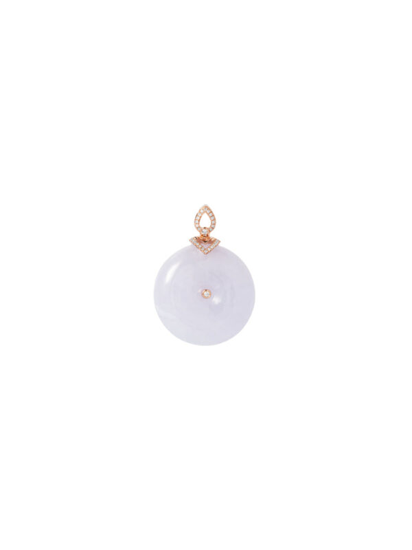 TOMEI Jade Pendant, Rose Gold 750