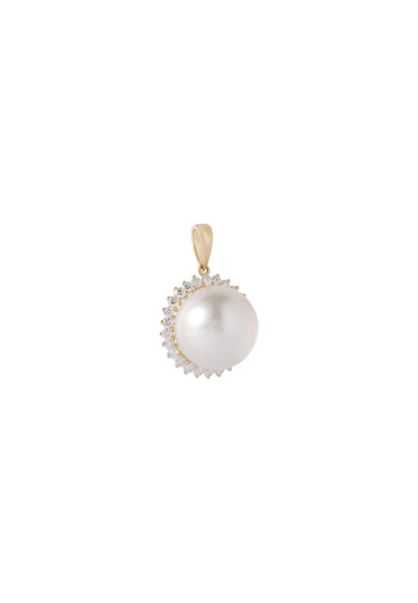 Tomei_0021_P3639Y-SS_2.psd-1 TOMEI South Sea Pearl Pendant, Yellow Gold 750