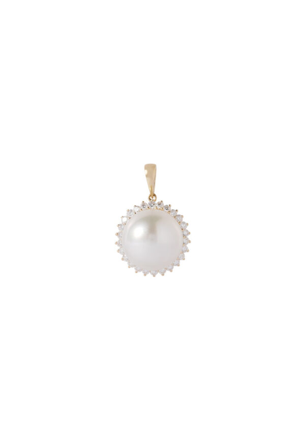 Tomei_0023_P3639Y-SS_1.psd TOMEI South Sea Pearl Pendant, Yellow Gold 750