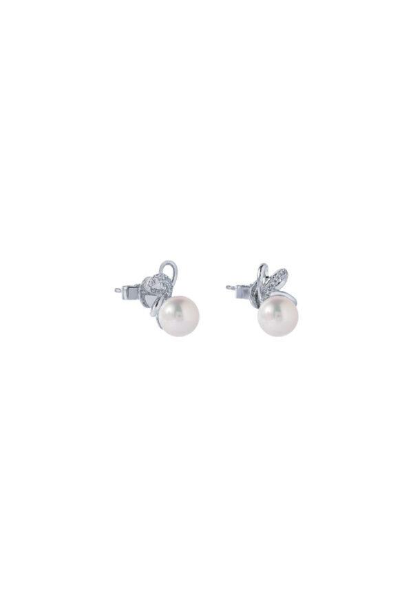 Tomei_0034_E1137_2.psd TOMEI Pearl Earrings, White Gold 585